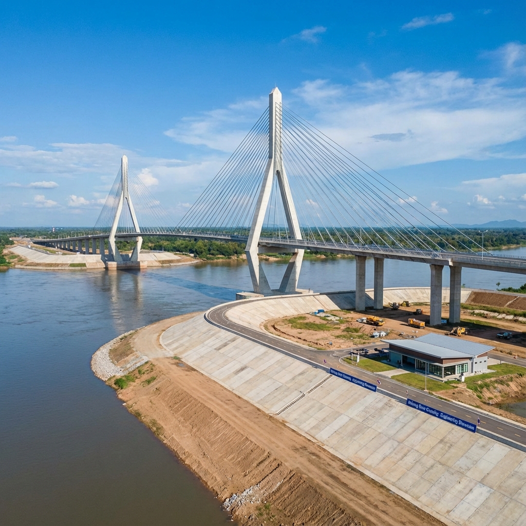 某跨河大桥建设工程防洪评价